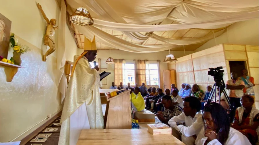 Capilla universitaria en Burundi